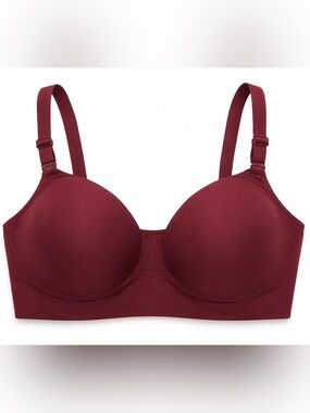Warner's Burgundy Bra
